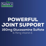 Joint Support Supplement - Extra Strength Glucosamine Joint Support Gummy - Joint Health Support & Flexibility for Back, Knees, & Hands - Vitamin E for Immune Support for Women & Men - 60 Gummies