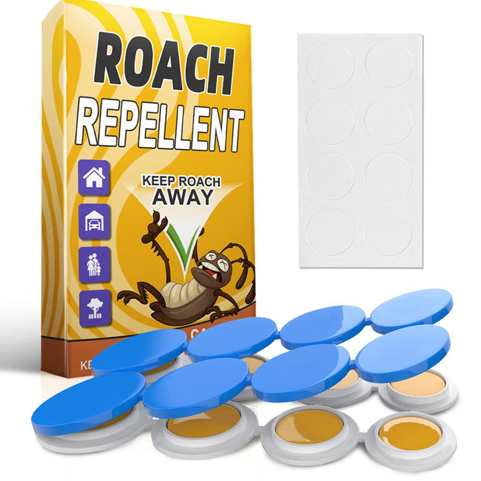 DALIYREPAL Roach Repellent,Cockroach Repellent,Roach Away, Roach Repeller for Indoor/Outdoor Use,Cockroach Deterrent, Roach Control, 8 Count Effectively Roach Control Safe Around Pet & Plant