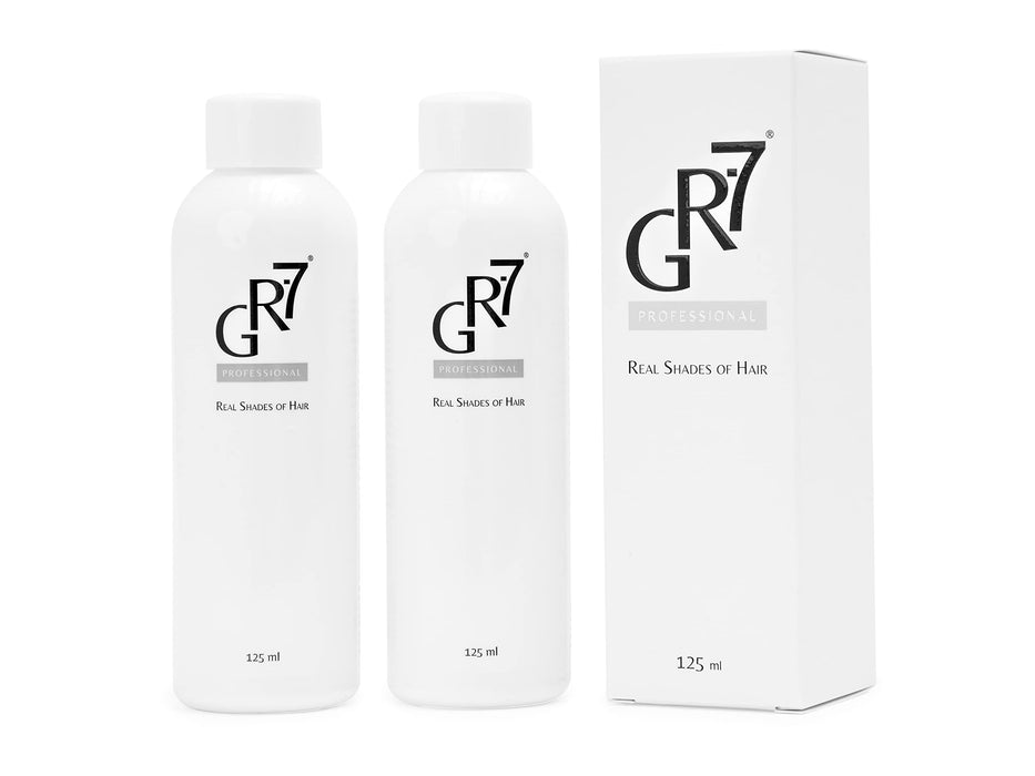 GR-7 Lotion Against Grey Hair 125ml - 2 Pieces - Anti Grey Hair Men and Women - Hair Tonic Anti Grey Hair - Grey Hair Away