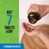 On Target Living Wheatgrass Tablets- 500 Tablets | USDA Organic |