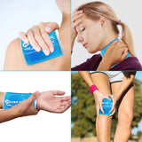 Soft Cold Packs for Injuries Reusable 4 Pack, Hot and Cold Gel Pack for Headaches, Joint Pain Relief, Comfort Ice Gel Pack Flexible Therapy on Neck, Ankle, Knee, Leg, Shoulder, Elbow, Wrist, Feet