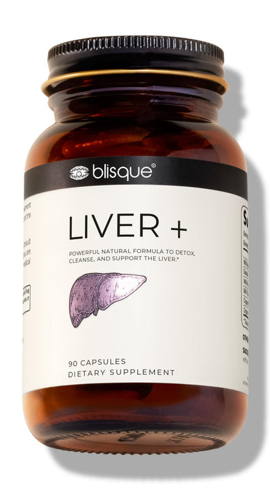 Blisque Liver Support Complex – Natural Ingredients for Wellness – 90 Capsules