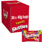 SKITTLES Fruit Sweets Pack of 36 x 45g Packs