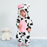 QIAONIUNIU Halloween Baby Cow Costumes Toddler Outfit Infants Cosplay Romper 6-12 Months