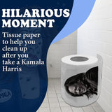 Pesky Patriot Kamala Harris Toilet Roll | Vice President Harris Funny Political Satire Gag Gift For Democrats and Republicans | 2-Pack of TP