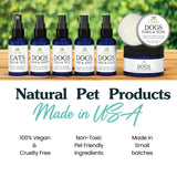 Natural Oil for Dogs Skin and Coat to Relieve Dry Itchy Skin, Add Shine to a Dull Coat, Reduce Shedding with Coconut, Olive and Almond Oils | Vegan Pet Product Made in The USA