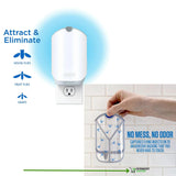 Zevo Indoor Flying Insect Trap Fly (Refill + Device) Includes Bundle Multi-Pack(2 Plug-Ins Plus 2 Refills) + 1 Card Protector SchmiidtEmpire + Sticker
