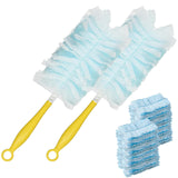 Duster Refills for Swiffer Dusters,Ceiling Fan Duster,360 Heavy Duty Refill (40 Count Refills+2 Handle)