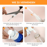 Aieve 2 Stück Dosierpumpe Sirup kompatibel mit SodaStream Crystal 2.0 Duo und SodaStream Sirup, Sirupspender Dosierspender Pumpe Pumpspender Ersatz (inkl. 2 Dosierpumpen und 4 Schläuche)