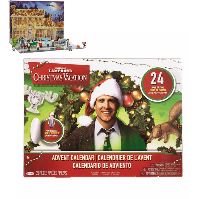 National Lampoon’s Christmas Vacation Advent Calendar 2024, 24 Day Christmas Advent Calendar, Contains 24 Gifts, Christmas Vacation Figures and Accessories Christmas Countdown Calendar Gift