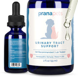 Urinary Tract Support Liquid Supplement for Pets | Dog & Cat Urinary Supplement | Natural Bladder Support for Dogs & Cats | by Prana Pets