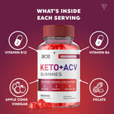 FYVUS Ace Keto ACV Gummies-Ace Keto ACV Gummies Advanced Weight Loss Shark Plus Tank-Keto Ace Gummies Keto+ACV Apple Cider Vinegar 525mg,Ace Keto Beet Root VIT B12 (120 Gummies 2 pack)