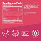 Bulletproof Sugar-Free Raspberry Elderberry Immune Gummies, 60 Count, Keto Supplement for Immune Support and Wellness