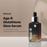 Medicube AGE-R Glutathione Glow Serum - Antioxidant & Elasticity Care Serum for 24Hr Pure Radiance, Korean Glass Glow Skin, Daily Use for Youthful Skin, Korean Skincare