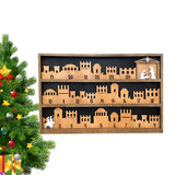 Nativity Advent Calendar Wooden Christmas Vacation Advent Calendar 2024,Jesus Countdown,Christian Holiday Decor, Christ Centered Christmas,Christmas Countdown,Wooden Advent Calendar (1pc)