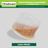 Freshware Plastic Deli Containers 32 oz, 64 ounce, 64 oz, 12-Set