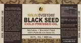 Pure Black Seed Oil - 16 OZ - 100% Pure and Cold Pressed Black Seed - Non-GMO and Vegan - Nigella Sativa