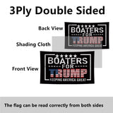 JOLCAHEU Double Sided Boaters for Trump Flag 2x3FT President Trump Flag,Keeping America Great Flag with 2 Brass Grommets,Sturdy Polyester.