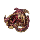 Nemesis Now Aaden Red and Golden Resting Dragon Figurine, 10.2cm, U5289S0