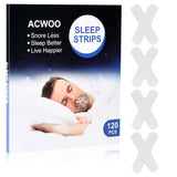 ACWOO Mouth Tape for Sleeping, 120Pcs Sleep Strip Mouth Tape for Snoring, Sleep Mouth Tape to Improve Night Sleep, Reduce Mouth Breathing and Snoring, Anti Snoring Devices for Men and Women