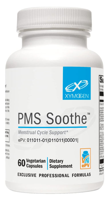 XYMOGEN PMS Soothe Cycle Support Supplement for Women - with Dandelion Root, Ginger Root, Licorice Root, Dong Quai and Chaste Tree Extract - Vegan + Gluten Free (60 Capsules)