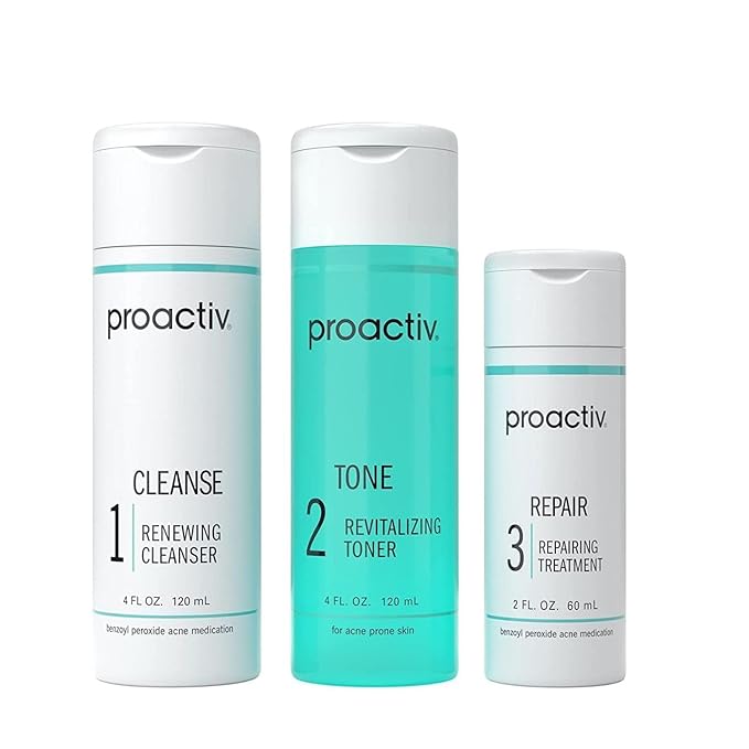 PROACTIV Original 3 Step Acne Facial Cleansing System 90 Day Acne Skin Care 2/24