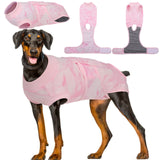 Kuoser Dog Recovery Suit for Male Female Dogs, Soft Dog Surgical Suit, Tie Dye Dog Onesie Bodysuit After Surgery, Pet Spay Suit Neuter Suits Alternative to Cone E-Collar, Puppy Anti Licking Shirt