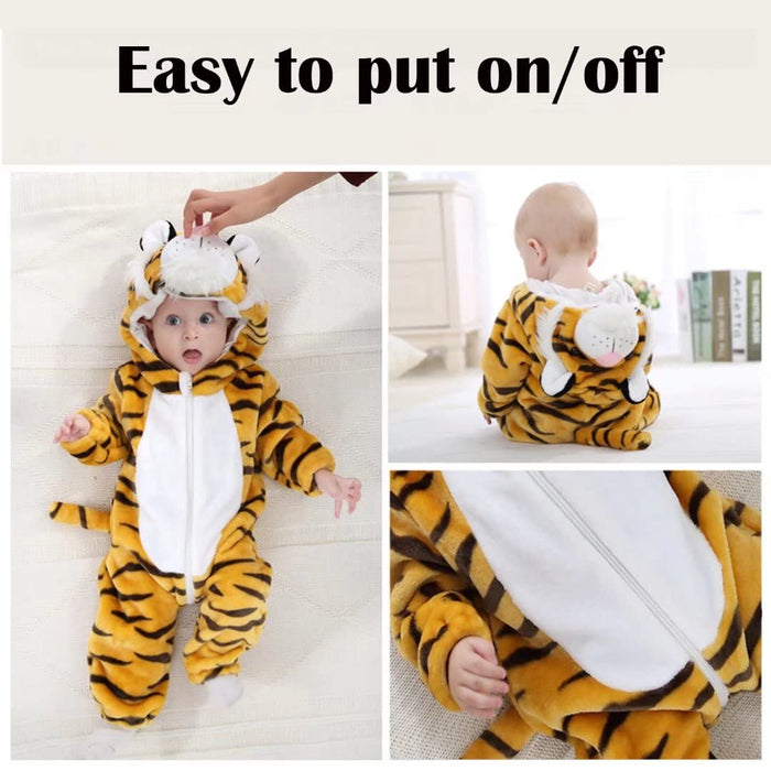 Baby Tiger Costumes Unisex Toddler Outfit Halloween Dress Up Romper 30-36 Months