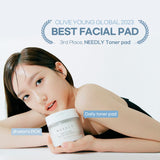 Needly | Exfoliating Facial Pads with BHA & PHA | Daily Toner Pad | for Pore Tightening