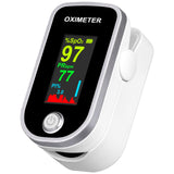 Pulse Oximeter Fingertip - Oxygen Meter Finger Pulse Oximeter - Blood Oxygen Saturation Monitor with Heart Rate and Fast Spo2 Reading, Pulse Ox with TFT Screen, Lanyard (Not include Batteries)