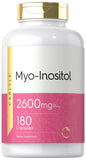 Carlyle Myo-Inositol 2600mg | 180 Capsules | Extra Strength Supplement | Non-GMO, Gluten Free