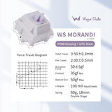 WS Morandi Mechanical Keyboard Switches 5 Pins PCB Mount Lubed Switches(35pcs)