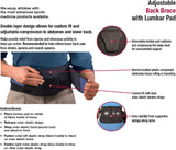 MUELLER Sports Medicine Lumbar Back Brace, Lower Back Pain Relief and Support Belt for Men and Women, Black, Small (22-30 Inches)