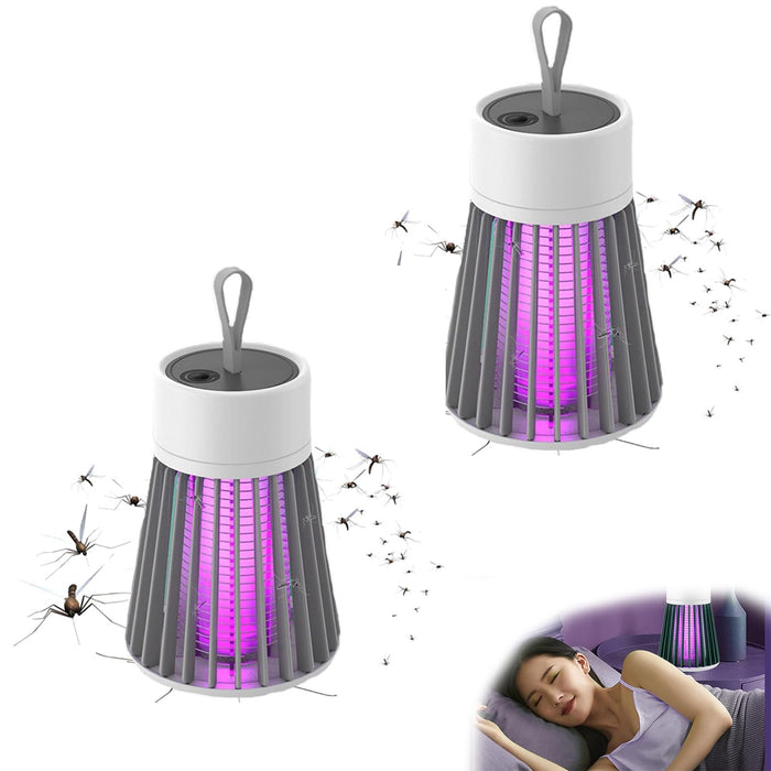 Mozz Guard 𝑴osquito 𝒁apper 2024, New Generation Portable Cordless Mozzguard 2.0,USB Charing and Low Noise, Suitable for Indoor, Home Garden, Camping, Picnic (2pcs)