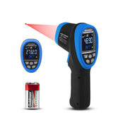 Infrared Thermometer AP-1500C Color LCD High Temp Thermometer Pyrometer IR Temperature Gun -58℉- 2732℉ (-50℃ to 1500℃),30:1 Distance Spot Ratio,Dual Laser and Flashlight（NOT for Human）