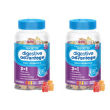 Digestive Advantage Daily Probiotic Gummies for Digestive Health, Gut Health & Immune Support, Probiotics for Men and Women (80ct) - Delicious Natural Fruit Flavor* (Pack of 2)