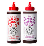 Bachan's Japanese Barbecue Sauce 2 Pack - 1 Original, 1 Miso - BBQ Sauce for Wings, Chicken, Beef, Pork, Seafood, Noodles, and More. Non GMO, No Preservatives, Vegan, BPA free