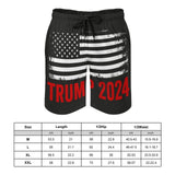 2024 Pro Trump Men's Summer Quick Dry Swim Trunks Casual Board Shorts Beachwear for Boys Men L