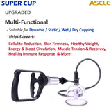 ASCLE Cupping Set w/Extra Thick Super Cup, 12-Cup