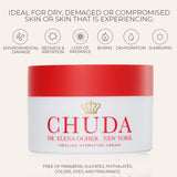 Chuda Healing Hydrating Cream Daily Face Moisturizer for Dry, Sensitive Skin – Facial Cream for Wrinkles, 30ml & Skin Perfecting Serum – Skin Renewal Serum with Alpha Hydroxy Acid (AHA) - 30ml - GIFT SET