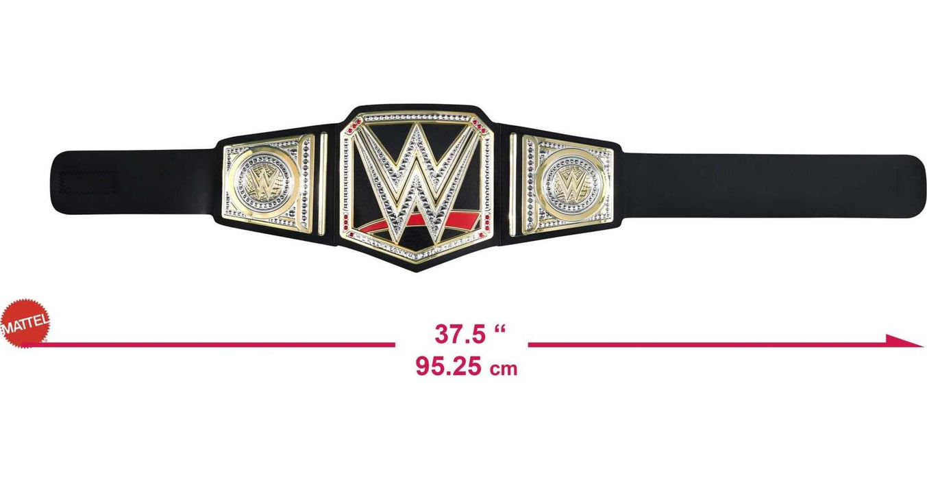 Mattel WWE Championship Role Play Title Belt with Adjustable Strap for Kids (Amazon Exclusive)