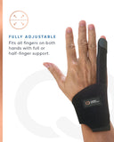 Copper Compression Finger Splint - Medical Grade Aluminum Orthopedic Brace Splints for Straightening Broken Fingers, Injuries, Arthritis, Trigger Finger. Adjustable Knuckle Immobilizer Braces