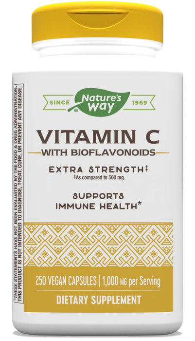 Nature's Way Vitamin C with Bioflavonoids 1000 mg Vitamin C per serving 250 Capsules