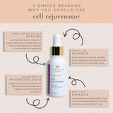 GUNILLA Cell Rejuvenator Serum | Anti-Aging Anti Wrinkle Hydrating Facial Serum for Fine Lines, Dark Spots with Organic Aloe Vera, Collagen, Elastin, Keratin, Vitamin C, Ginseng | 1 oz