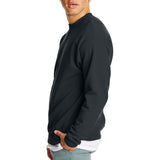 Hanes Men's EcoSmart Sweatshirt, Black, Large