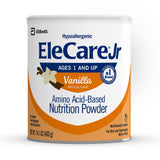EleCare Jr Nutrition Powder, Complete Nutrition For Ages 1 And Older With Food Allergies, Amino Acid-based Nutrition Powder, Vanilla, 14.1-oz Can, Pack of 6