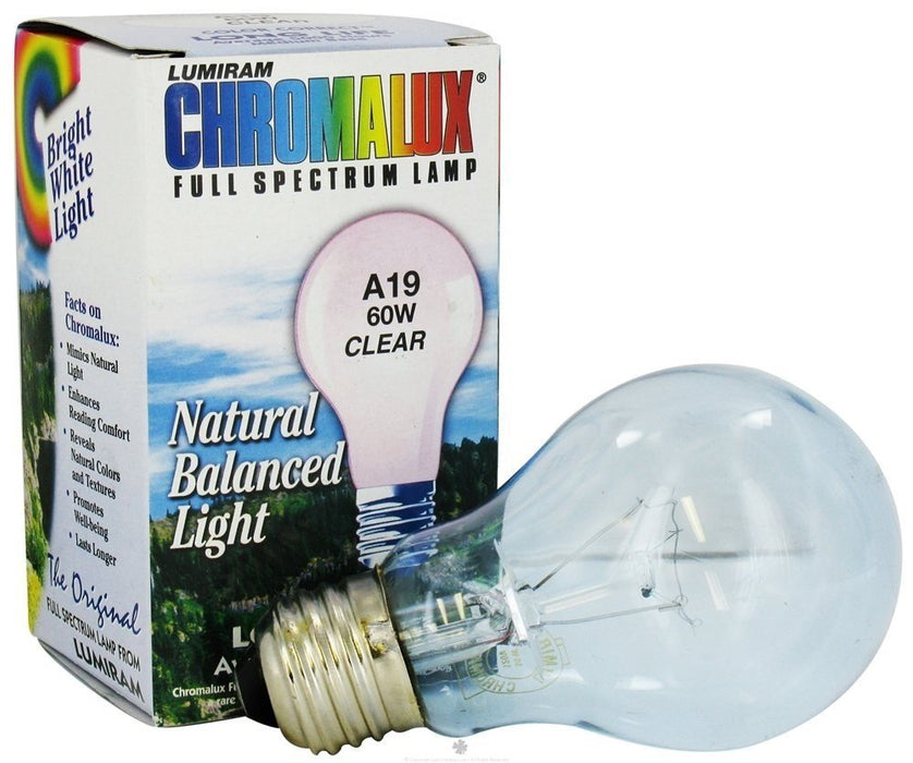 Chromalux Light Bulb Clear 60W 60W Blb2