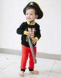 VAENAIT BABY Infant Kids Toddler Boys Girls Halloween Novelty Pajama Set Pirate XXS