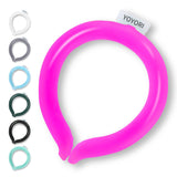 Neck Cooling Tube,Neck Cooling Wraps,Reusable Ice Neck Ring Wearable body Cooling Products for Summer Heat(Pink)