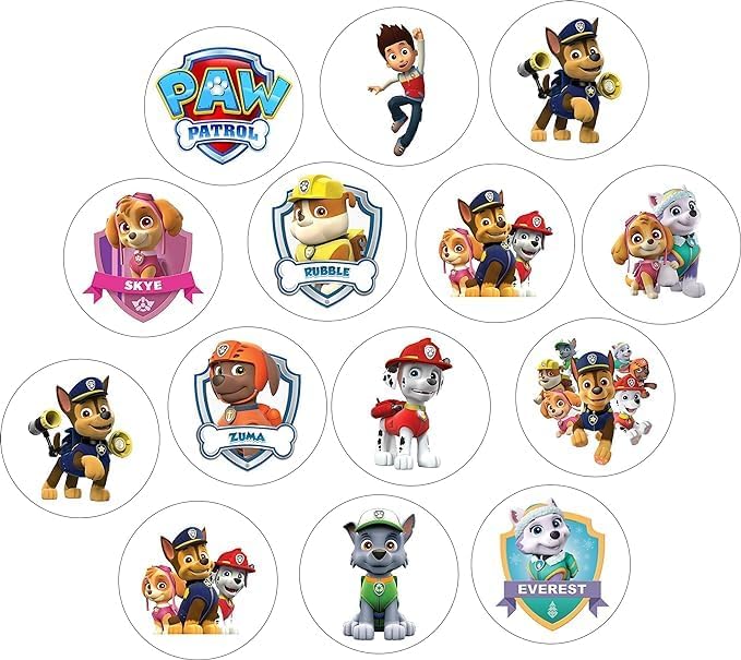 Roll Stickers for Kids 48 Pieces 2 Inches Round, 12 Unique Designs | Stickers Office Supplies Incentives Roll Sticker Animal Party Favor Stickers for Kids